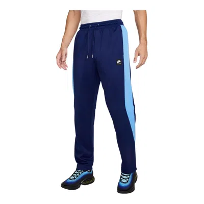 Nike Air Men's Poly-knit Track Pants In Blue