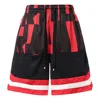 Nike Air Mesh Basketball Sports Shorts Black Red