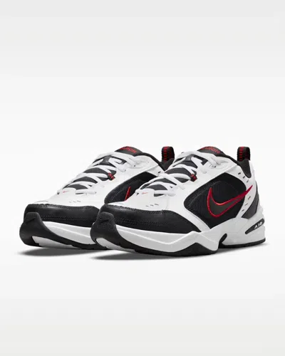 Nike Air Monarch Iv 416355-101 Sneaker Mens 4e White Workout Shoes Zogg3012 In Black