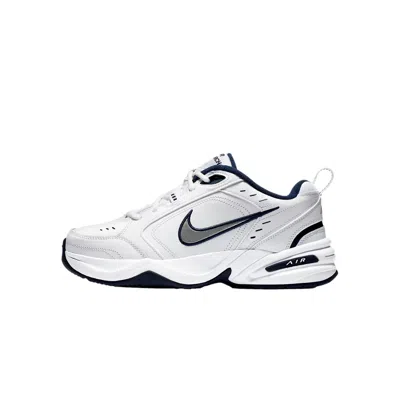 NIKE AIR MONARCH IV WHITE / METALLIC SILVER 415445-102 MEN'S