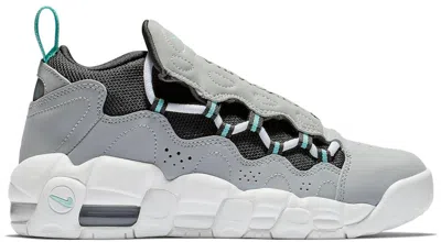 Pre-owned Nike Air More Money Sneakers In Wolf Grey/island Green/black In Multi
