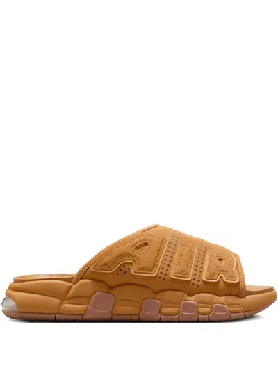 Nike Air More Slides In Gold