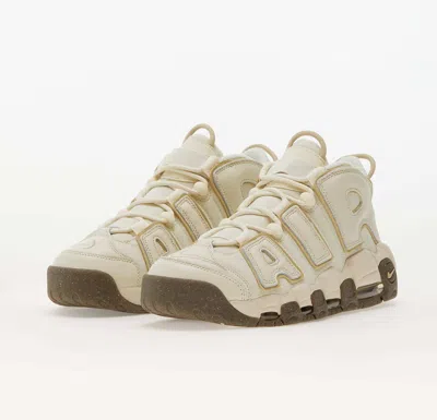 Pre-owned Nike Air More Uptempo 96 Coconut Milk Dv7230-100 Basketball Shoes Sneakers In Gold
