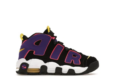 Pre-owned Nike Air More Uptempo 96 Sneakers In Black/ Color/court Purple