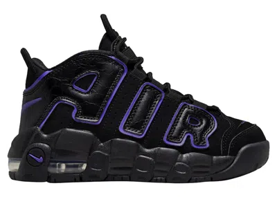 Pre-owned Nike Air More Uptempo Action Grape Sneakers In Black/white/metallic Gold
