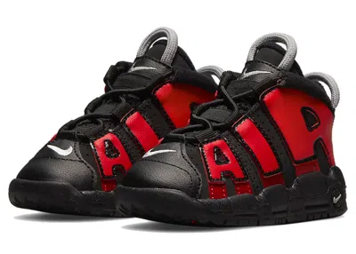Pre-owned Nike Air More Uptempo Alternates Split Navy Red Sneakers In Black/university Red/midnight Navy Blue