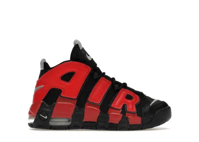 Pre-owned Nike Air More Uptempo Alternates Split Navy Red Sneakers In Black/university Red/midnight Navy Blue