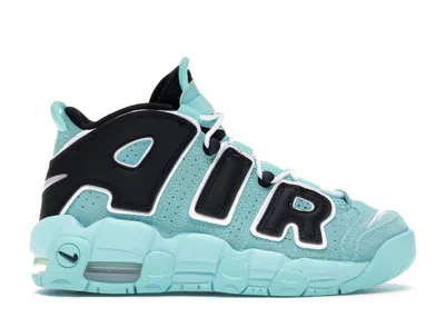 Pre-owned Nike Air More Uptempo Aqua Blue Sneakers In Light Aqua/black/white