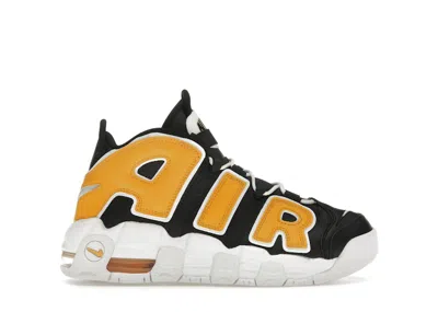 Pre-owned Nike Air More Uptempo Be True To Her School Sneakers In Black/university Gold/white