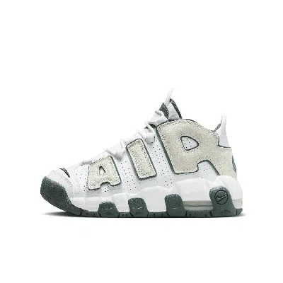 Nike Air More Uptempo Big Kids' Shoes In White