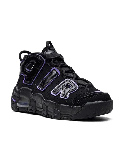 Nike Kids' Air More Uptempo Sneakers In 黑色
