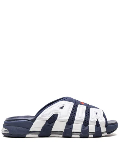 NIKE AIR MORE UPTEMPO "BLUE" SLIDES
