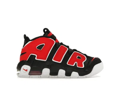 Pre-owned Nike Air More Uptempo Bred Sneakers In Black/university Red/white