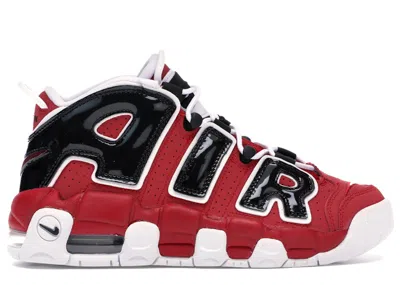 Pre-owned Nike Air More Uptempo Bulls Hoops Pack Sneakers In Varsity Red/white/black