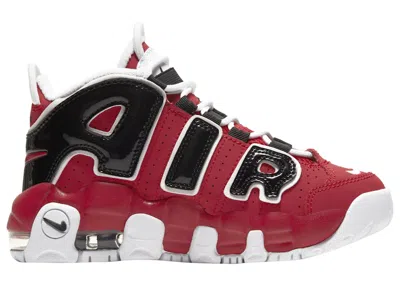 Pre-owned Nike Air More Uptempo Bulls Hoops Pack Sneakers In Varsity Red/white/black