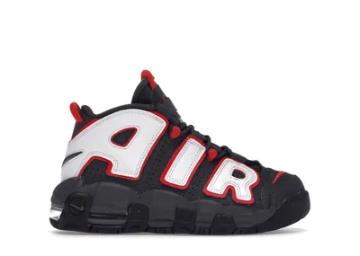 Pre-owned Nike Air More Uptempo Bulls Sneakers In Brown/red/white