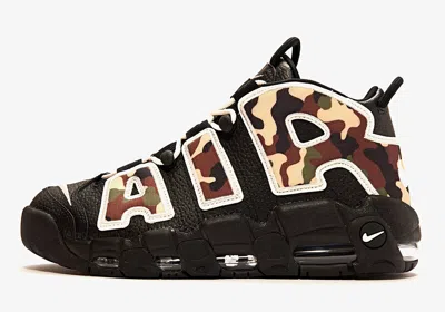Pre-owned Nike Air More Uptempo Camo Size 7.5. Cj6122-001 Jordan Pippen