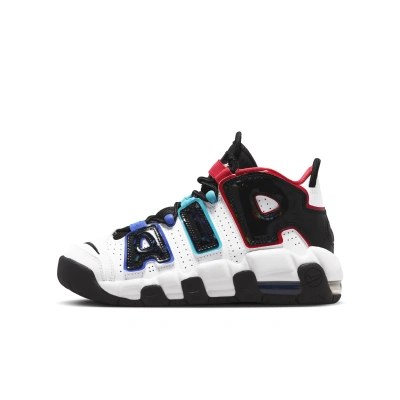 Nike Air More Uptempo Cl Big Kids' Shoes In White