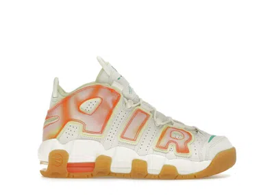 Pre-owned Nike Air More Uptempo Everything You Need Sneakers In Sail/luminous Green/gum Light Brown