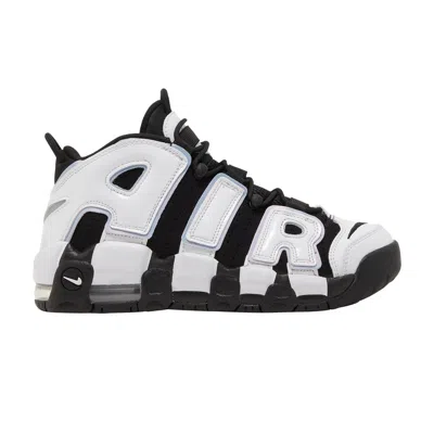 Pre-owned Nike Air More Uptempo Gs 'black Cobalt Bliss' | Kid's Size 5.5