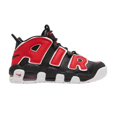 Pre-owned Nike Air More Uptempo Gs 'black University Red' | Kid's Size 6