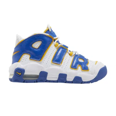 Pre-owned Nike Air More Uptempo Gs 'golden State Warriors' | White | Kid's Size 6