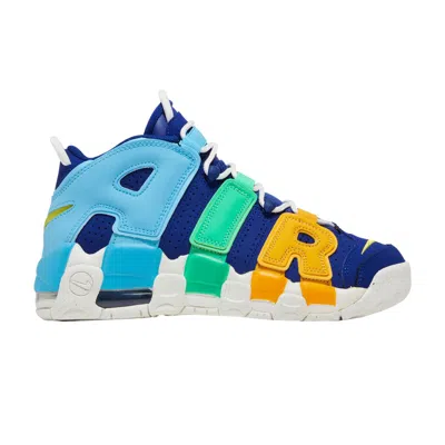 Pre-owned Nike Air More Uptempo Gs 'kaleidoscope' | Blue | Kid's Size 6
