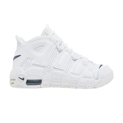 Pre-owned Nike Air More Uptempo Gs 'white Midnight Navy' | Kid's Size 3