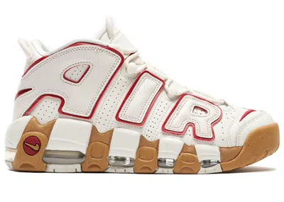 Pre-owned Nike Air More Uptempo Gym Red Gum (women's) Sneakers In Phantom/gum Light Brown/clear