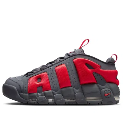 NIKE NIKE AIR MORE UPTEMPO LOW 'DARK GREY LIGHT CRIMSON'