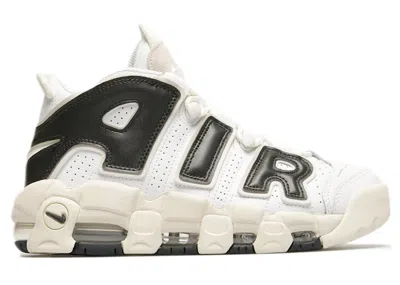 Pre-owned Nike Air More Uptempo Night Forest (women's) Sneakers In Summit White/light Orewood Brown/coconut Milk