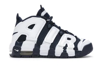 Pre-owned Nike Air More Uptempo Olympic (2020) Sneakers In White/metallic Gold/university Red