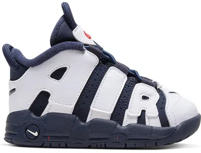 Pre-owned Nike Air More Uptempo Olympic (2020) Sneakers In White/metallic Gold/university Red
