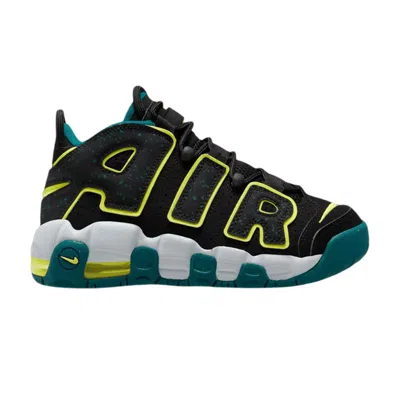 Pre-owned Nike Air More Uptempo Ps 'black Geode Teal' | Kid's Size 3