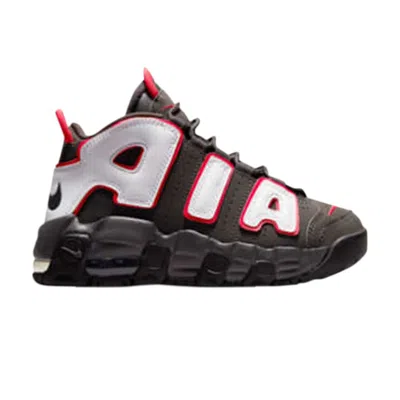 Pre-owned Nike Air More Uptempo Ps 'medium Ash Siren Red White' | Black | Kid's Size 2