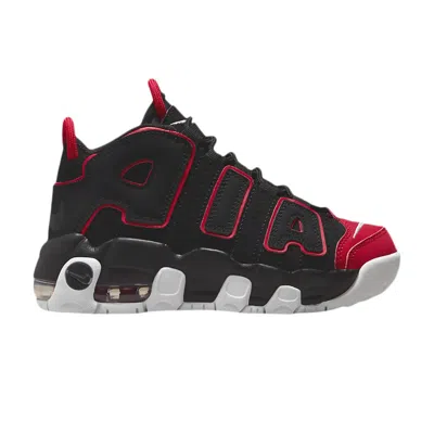 Pre-owned Nike Air More Uptempo Ps 'red Toe' | Black | Kid's Size 11