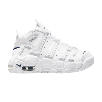 Pre-owned Nike Air More Uptempo Ps 'white Midnight Navy' | Kid's Size 12.5