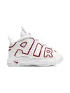Nike Air More Uptempo Qs "white Varsity Red" Sneakers In White