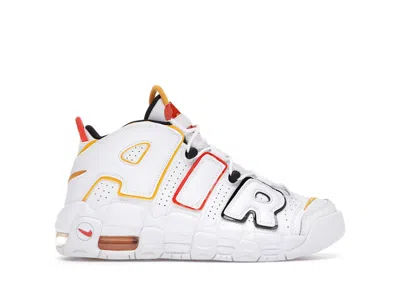 Pre-owned Nike Air More Uptempo Raygun Sneakers In White/orange/yellow