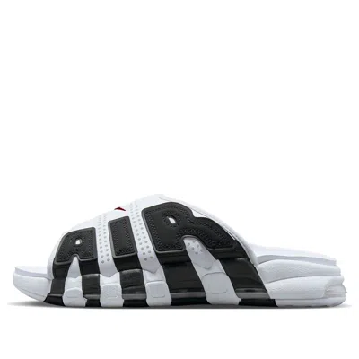 NIKE NIKE AIR MORE UPTEMPO SLIDE 'WHITE BLACK RED'