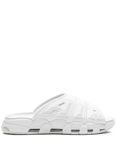 Nike Air More Uptempo Slides In White