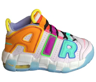 Pre-owned Nike Air More Uptempo Sneakers In Barely Grape/opti Yellow/vivid Purple