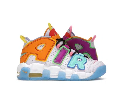 Pre-owned Nike Air More Uptempo Sneakers In Barely Grape/opti Yellow/vivid Purple