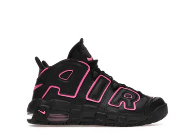Pre-owned Nike Air More Uptempo Sneakers In Black/pink Blast