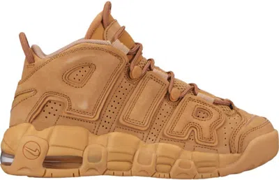 Pre-owned Nike Air More Uptempo Sneakers In Flax/gum Light Brown