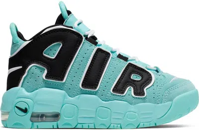 Pre-owned Nike Air More Uptempo Sneakers In Light Aqua/black/white