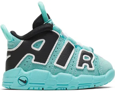 Pre-owned Nike Air More Uptempo Sneakers In Light Aqua/black/white
