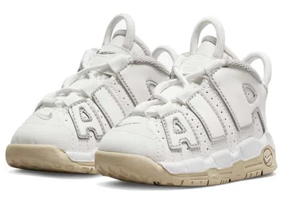 Pre-owned Nike Air More Uptempo Sneakers In Phantom/white/sanddrift