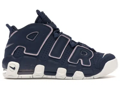 Pre-owned Nike Air More Uptempo Sneakers In Thunder Blue/summit White/particle Rose