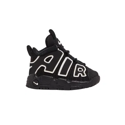 Pre-owned Nike Air More Uptempo Td 'black White' | Infant Size 9